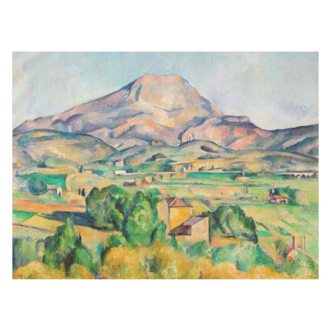 Paul Cezanne - Mont Sainte-Victoire Tablecloth (Front (Horizontal))