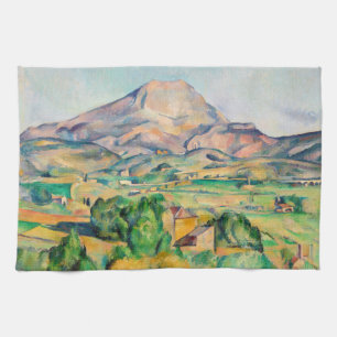 Paul Cezanne - Mont Sainte-Victoire Tea Towel