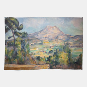 Paul Cezanne - Mont Sainte-Victoire Tea Towel