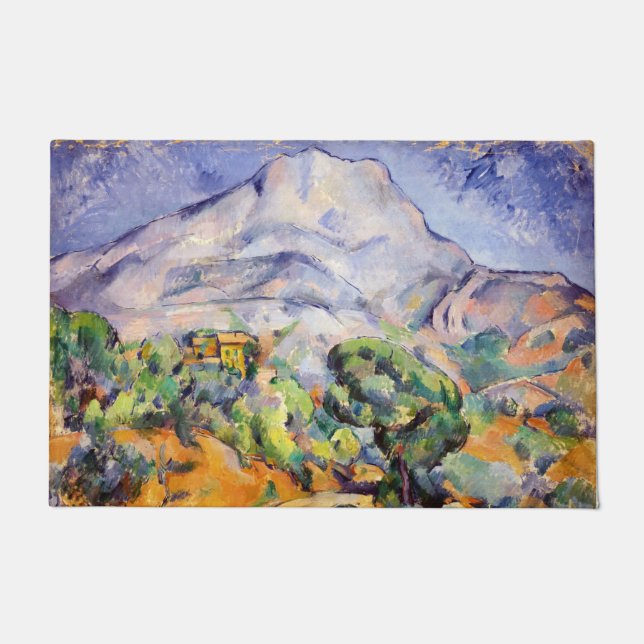 Paul Cezanne - Mont Sainte-Victoire, Tholonet Road Doormat (Front)