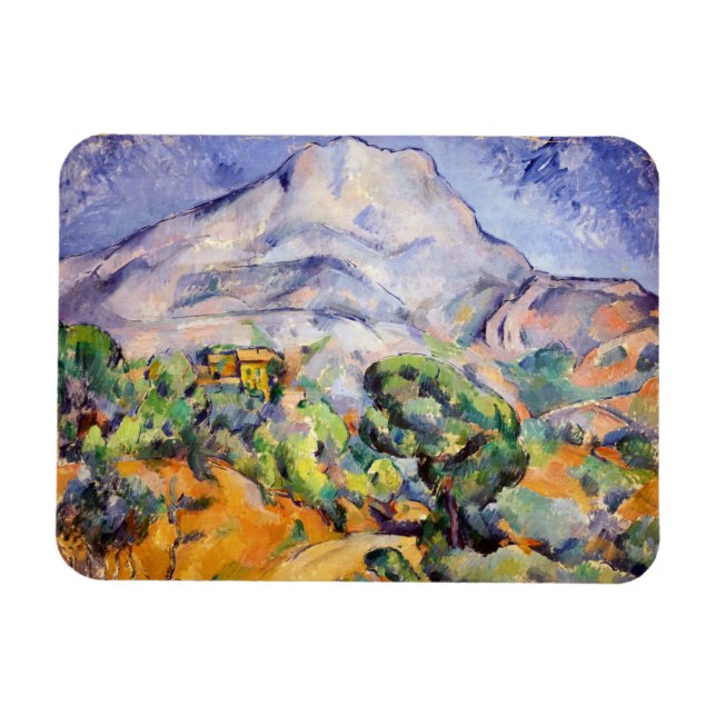 Paul Cezanne - Mont Sainte-Victoire, Tholonet Road Magnet (Horizontal)