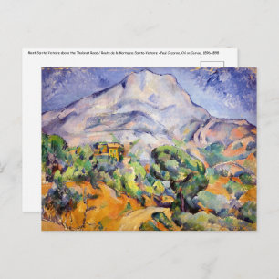 Paul Cezanne - Mont Sainte-Victoire, Tholonet Road Postcard