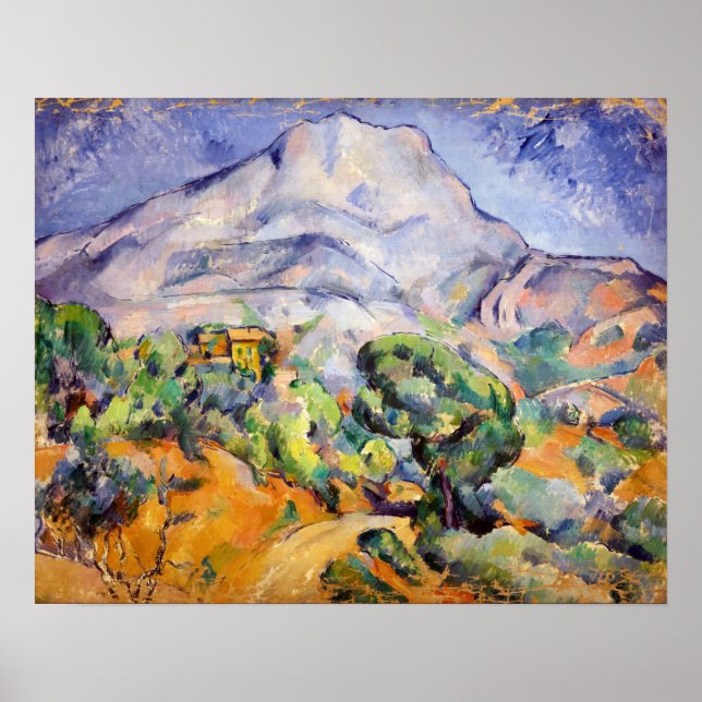 Paul Cezanne - Mont Sainte-Victoire, Tholonet Road Poster (Front)