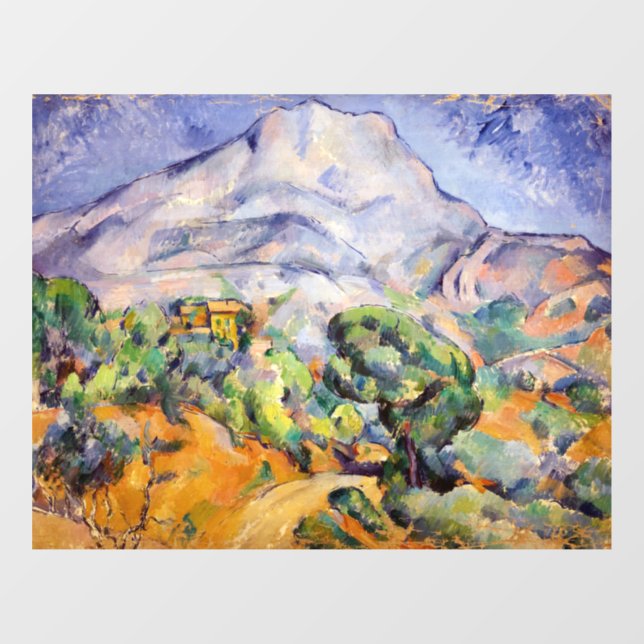 Paul Cezanne - Mont Sainte-Victoire, Tholonet Road Window Cling (Sheet)