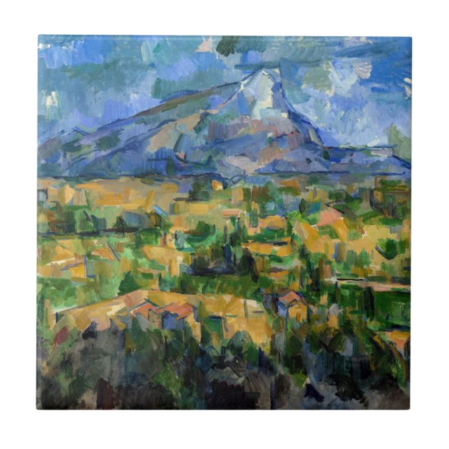 Paul Cezanne - Mont Sainte-Victoire Tile (Front)