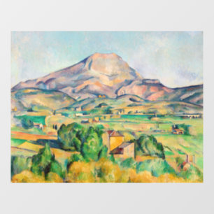 Paul Cezanne - Mont Sainte-Victoire Window Cling