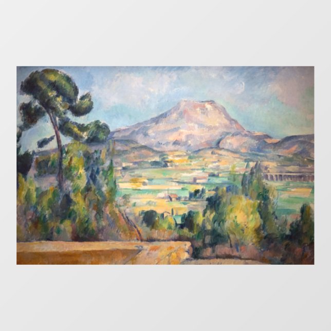 Paul Cezanne - Mont Sainte-Victoire Window Cling (Sheet)