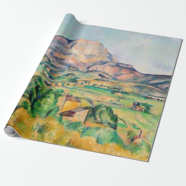 Paul Cezanne - Mont Sainte-Victoire Wrapping Paper (Unrolled)