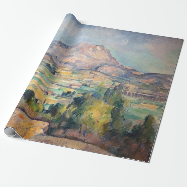Paul Cezanne - Mont Sainte-Victoire Wrapping Paper (Unrolled)