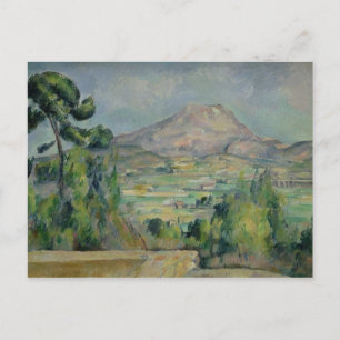 Paul Cezanne   Montagne Sainte-Victoire, c.1887-90 Postcard