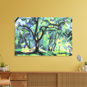 Paul Cezanne painting, Forest, Canvas Print
