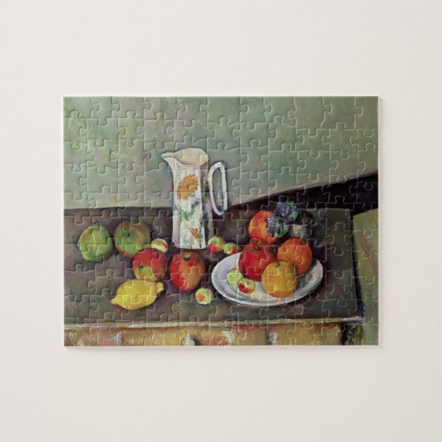Paul Cezanne | Paul Cezanne | Still life with milk Jigsaw Puzzle (Horizontal)