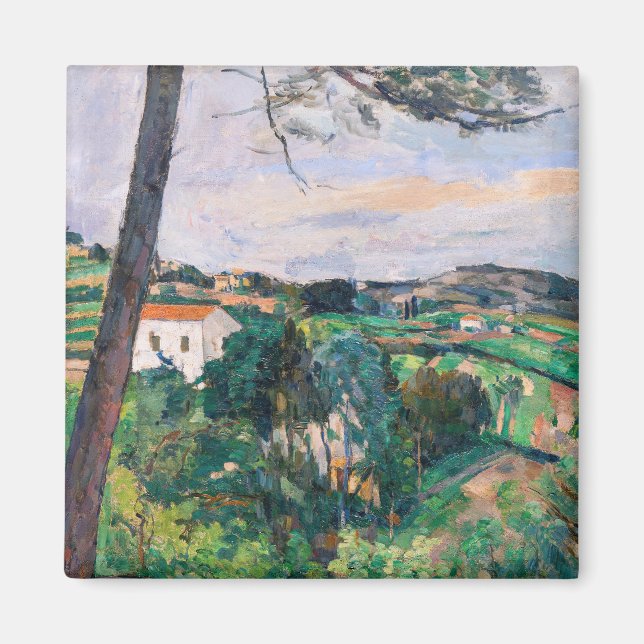 Paul Cezanne - Pine tree at Estaque Magnet (Front)