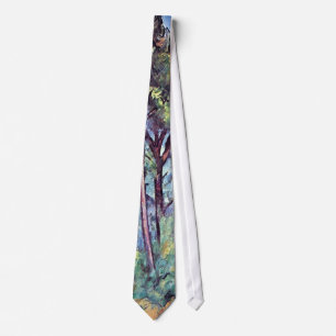 Paul Cezanne - Pines And Aqueduct Fine Art Tie