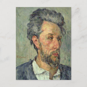 Paul Cezanne   Portrait of Victor Chocquet, 1876-7 Postcard