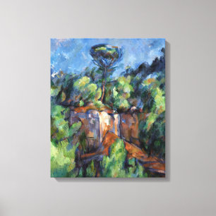 Paul Cezanne Quarry at Bibémus Canvas Print
