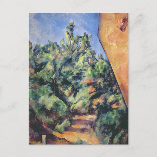 Paul Cezanne | Red rock, c.1895 (oil on canvas) Postcard (Front)