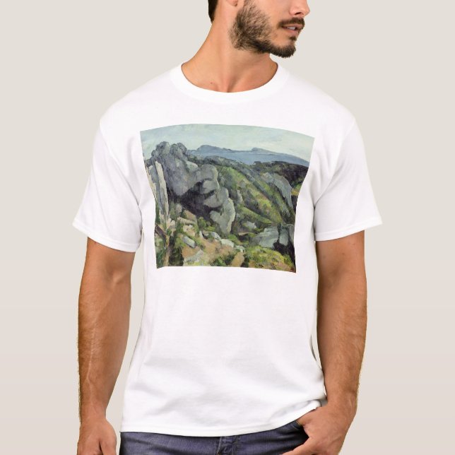 Paul Cezanne | Rocks at L'Estaque, 1879-82 T-Shirt (Front)