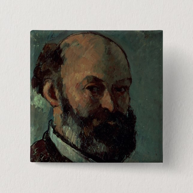 Paul Cezanne | Self portrait 15 Cm Square Badge (Front)