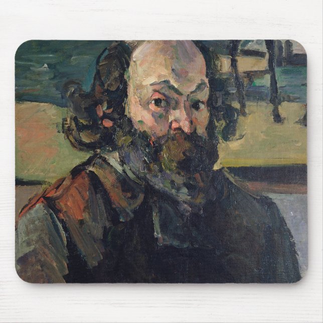 Paul Cezanne | Self Portrait, c.1873-76 Mouse Mat (Front)