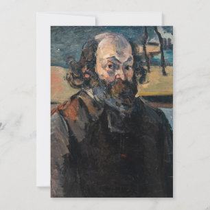 Paul Cezanne - Self-portrait Invitation