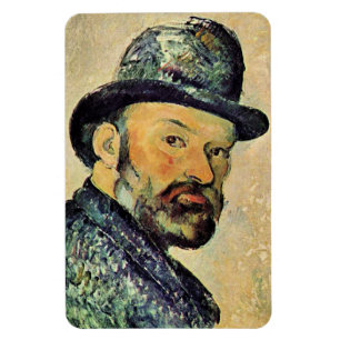 Paul Cezanne, Self-Portrait, Magnet