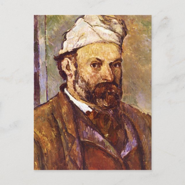 Paul Cezanne - Self Portrait Postcard (Front)