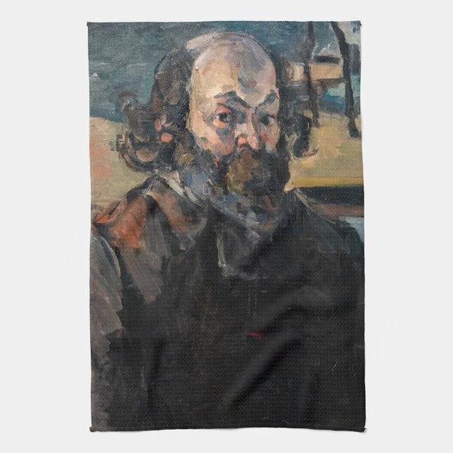 Paul Cezanne - Self-portrait Tea Towel (Vertical)