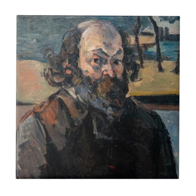 Paul Cezanne - Self-portrait Tile (Front)