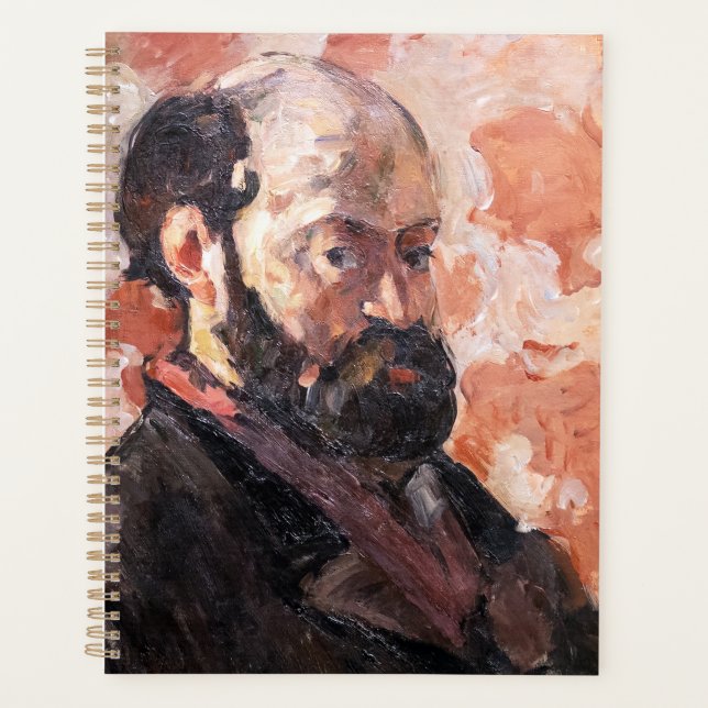 Paul Cezanne - Self-portrait with pink background Planner (Front)