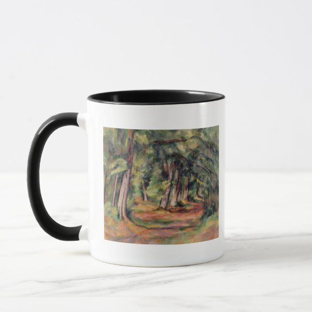 Paul Cezanne | Sous-bois  1890-94 Mug (Left)