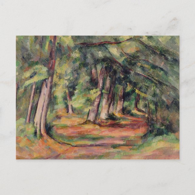 Paul Cezanne | Sous-bois  1890-94 Postcard (Front)