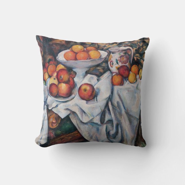 Paul Cezanne - Still Life, Apples and Oranges Cushion (Front)