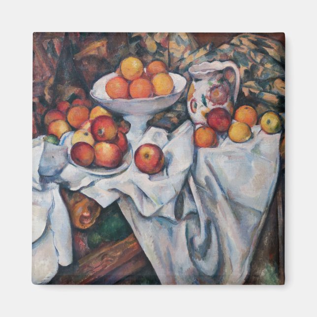 Paul Cezanne - Still Life, Apples and Oranges Magnet (Front)