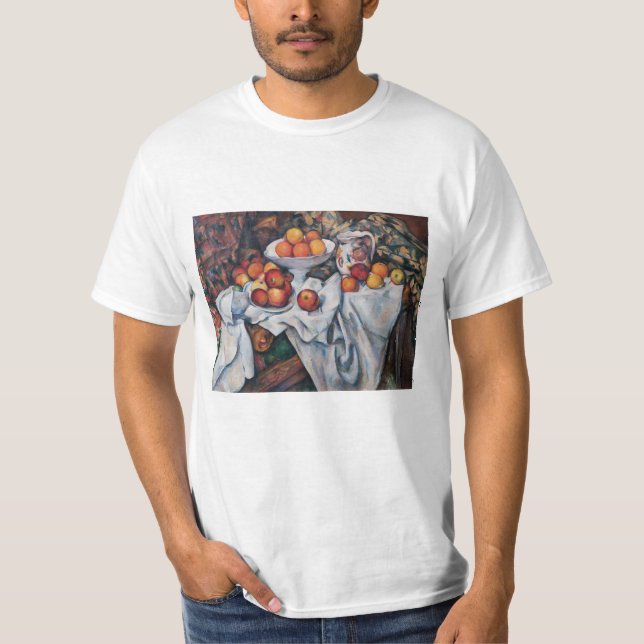 Paul Cezanne - Still Life, Apples and Oranges T-Shirt (Front)