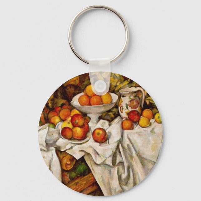 Paul Cézanne Still Life Key Ring (Front)
