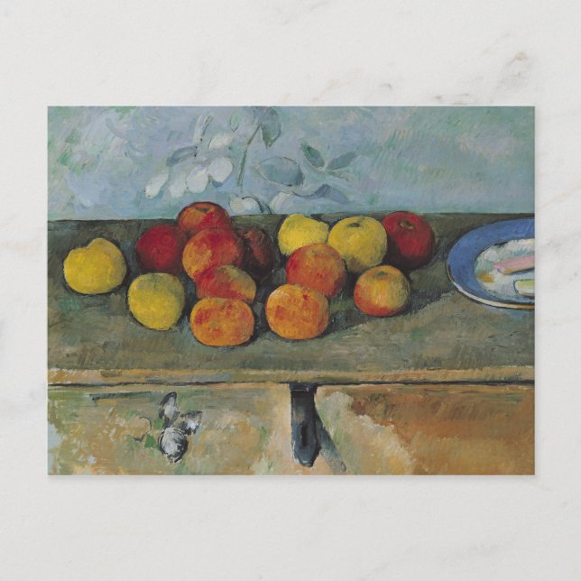 Paul Cezanne | Still life of apples and biscuits Postcard (Front)