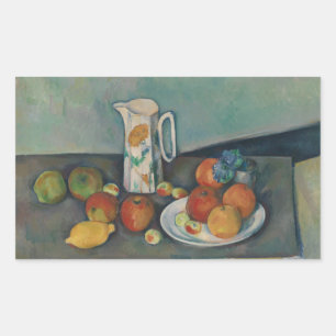 Paul Cezanne - Still Life Rectangular Sticker