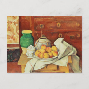 Paul Cezanne   Still Life with a Chest of Drawers, Postcard