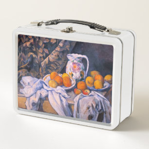 Paul Cezanne - Still Life with a Curtain Metal Lunch Box