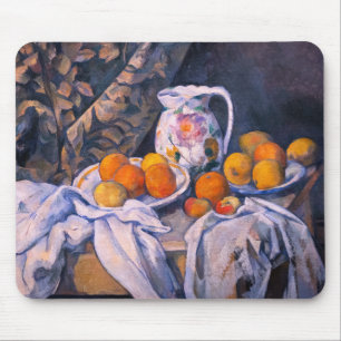 Paul Cezanne - Still Life with a Curtain Mouse Mat