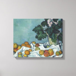 Paul Cezanne - Still Life with Apples and a Pot Canvas Print