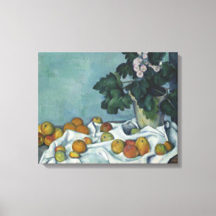 Paul Cezanne - Still Life with Apples and a Pot Canvas Print