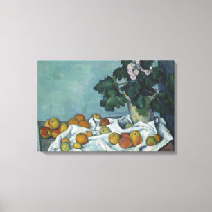 Paul Cezanne - Still Life with Apples and a Pot Canvas Print