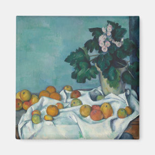 Paul Cezanne Still Life with Apples and a Pot of Magnet