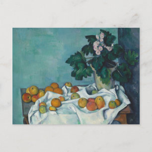 Paul Cezanne Still Life with Apples and a Pot of Postcard