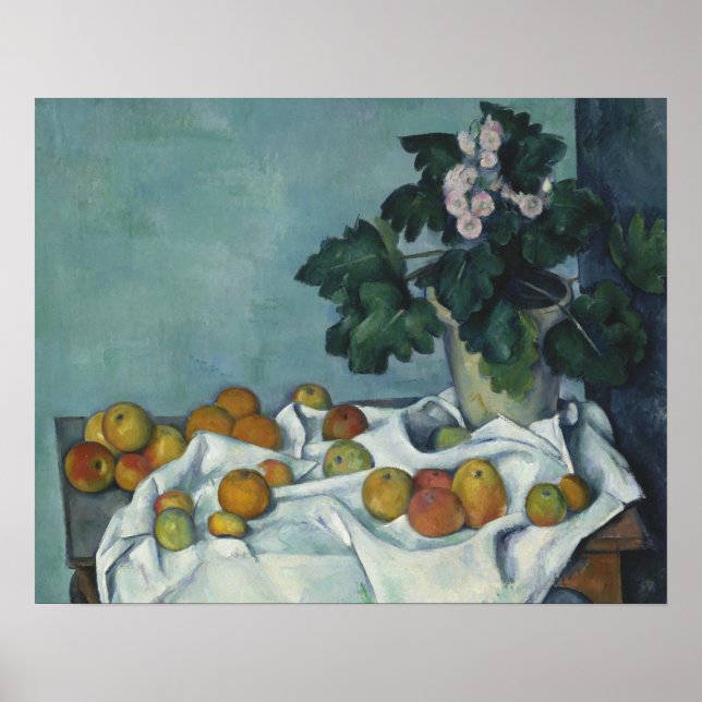 Paul Cezanne - Still Life with Apples and a Pot Poster (Front)
