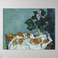 Paul Cezanne - Still Life with Apples and a Pot