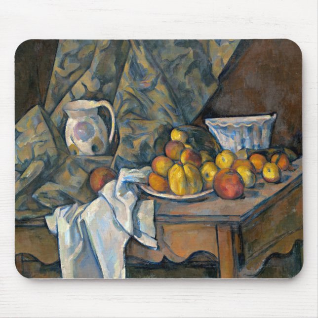 Paul Cezanne | Still Life with Apples and Peaches, Mouse Mat (Front)