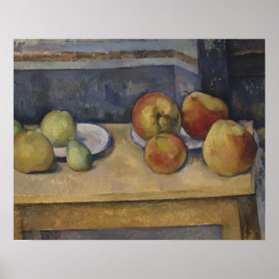 Paul Cezanne - Still Life with Apples and Pears Poster